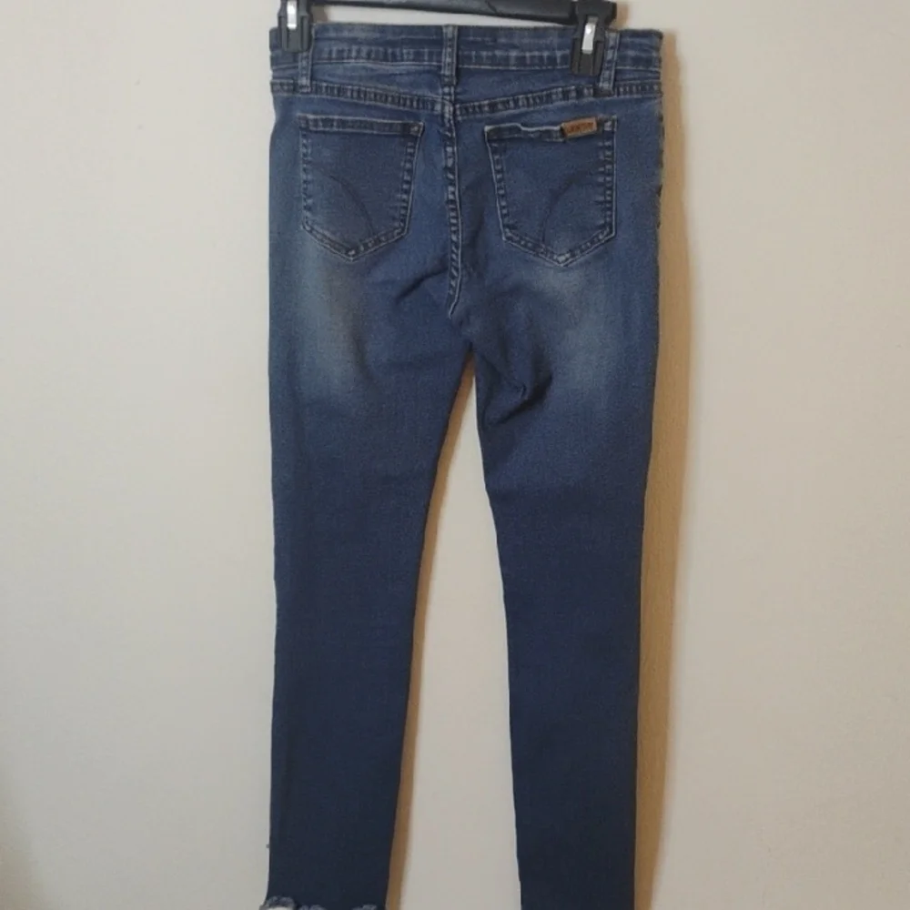 Joe's Jeans Dark Blue Frayed Hem Kids Denim